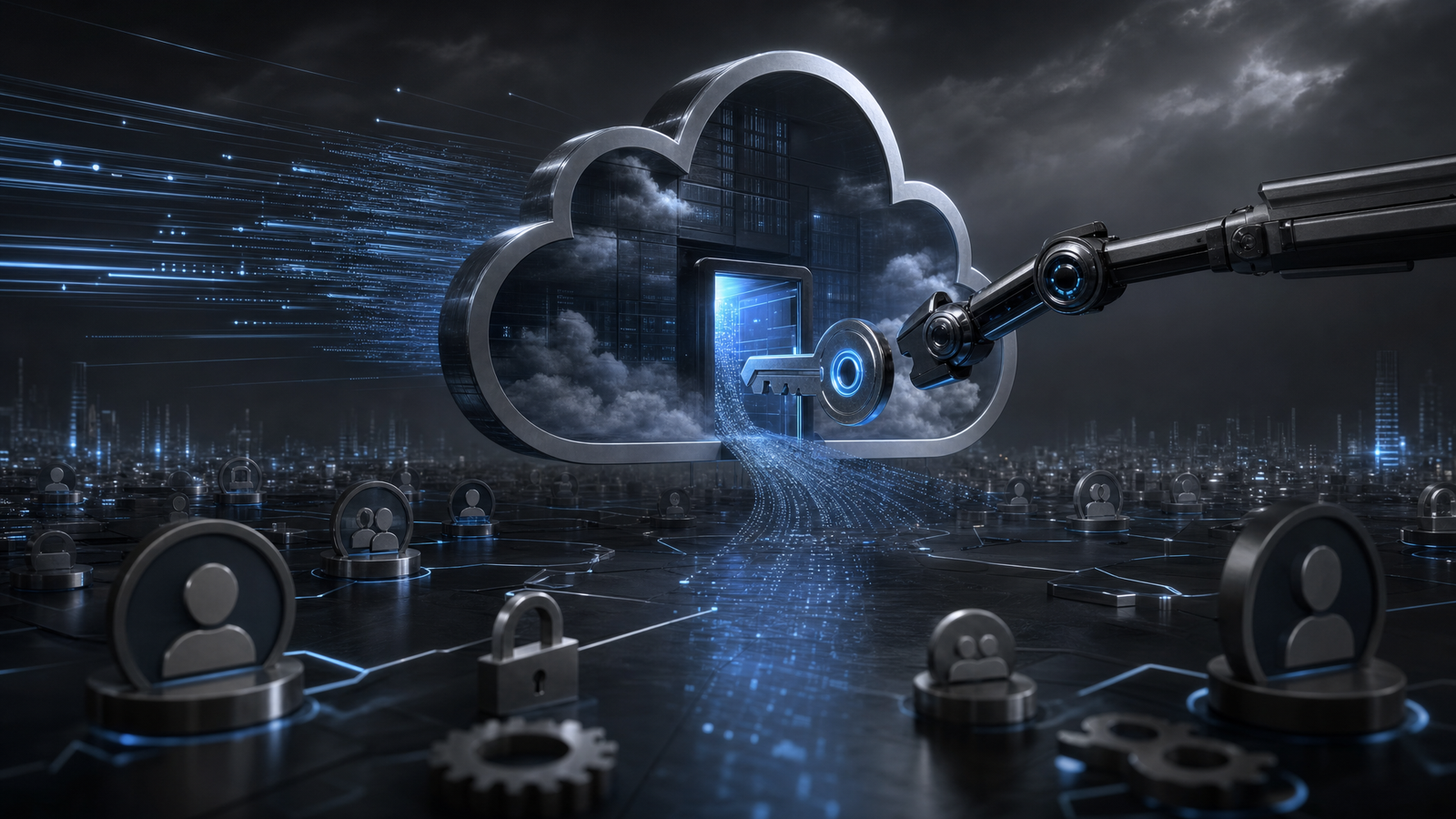Editorial illustration for AI agents accelerate cloud breaches through trusted software