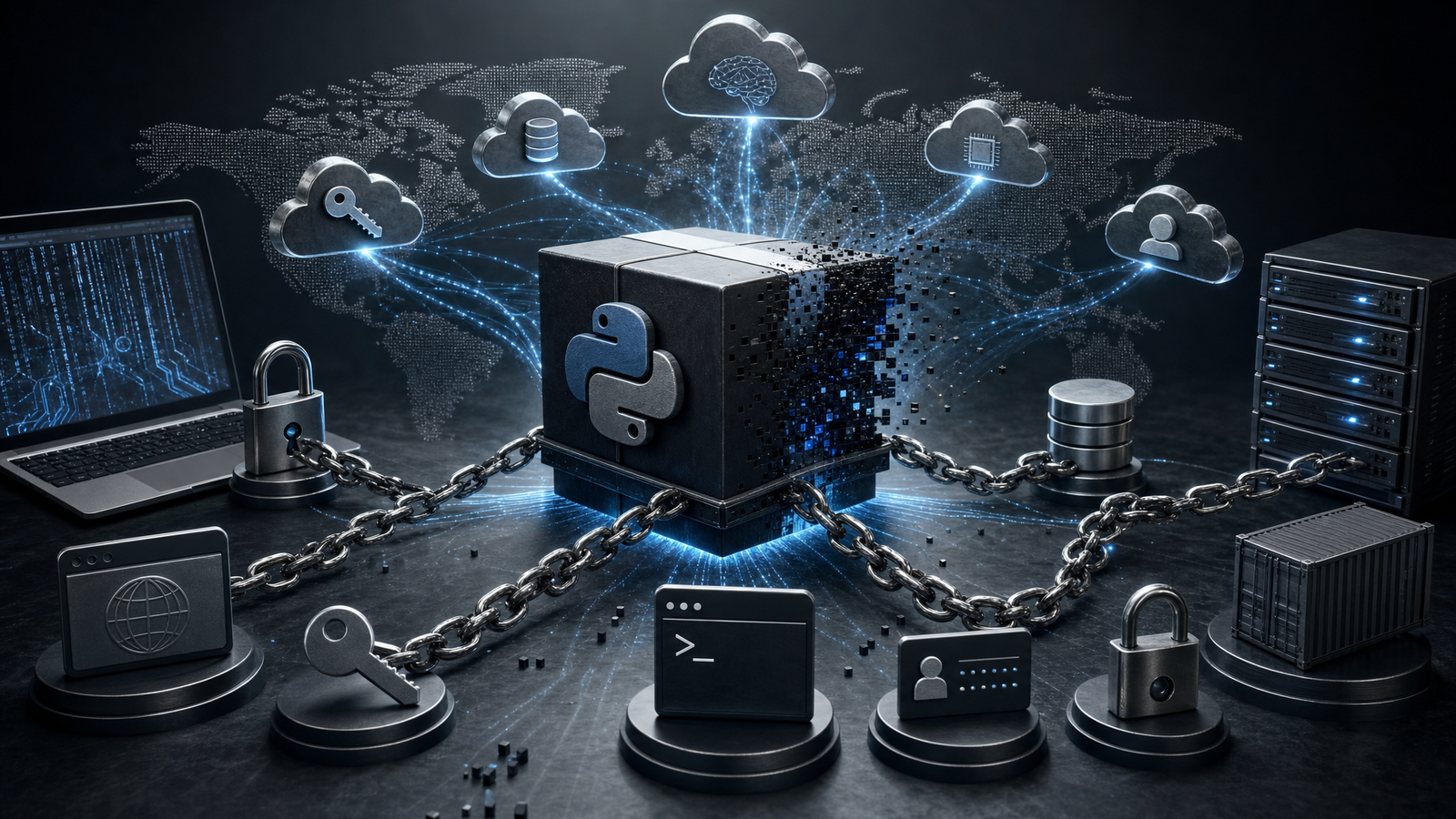 Editorial illustration for Poisoned LiteLLM release puts cloud and developer secrets at risk